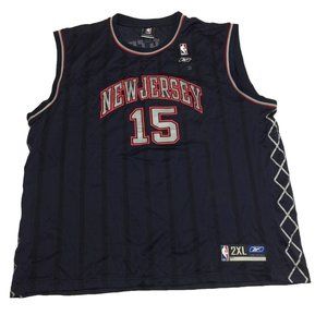 Vintage Vince Carter Reebok NBA New Jersey Nets Basketball Jersey Size 2XL XXL